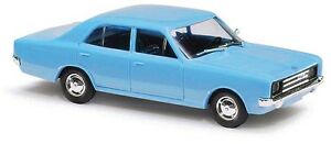 【送料無料】ホビー　模型車　車　レーシングカー ブッシュオペルパッキングbusch 42014 h0 187 opel rekord c, bleu neuf dans emballage dorigine