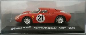 【送料無料】ホビー　模型車　車　レーシングカー フェラーリグレゴリーリントルマンネットワーク143 ferrari 250lm 1965 m gregory j rindt 24h le du mans ixo altaya escala 12,565円