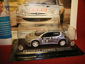 【送料無料】ホビー　模型車　車　レーシングカー プジョーツールドコルス＃パンフレット143 peugeot 206 wrc tour de corse panizzi panizzi 10 2000 brochure n 3 100