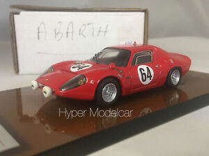 【送料無料】ホビー　模型車　車　レーシングカー アバルト＃＃ルマンamr 143 abarth 1300 ot 64 0033 le mans 1967 16th
