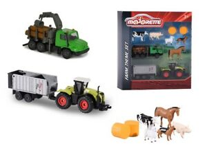 【送料無料】ホビー　模型車　車　レーシングカー チアリーダーファームテーマゲームmajorette 212058583 ferme theme jeu env 7,5cm avec 3 vehicules neuf