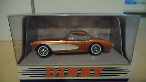 【送料無料】ホビー　模型車　車　レーシングカー シボレーコルベットｂchevrolet corvette 1956 dinky dy23b 143