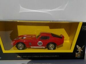 【送料無料】ホビー　模型車　車　レーシングカー シェルビーコブラデイトナカットモデルスケールアメリカshelby cobra, daytona, coupe, 1965rouge, modele, voiture, 143, scale, american musc