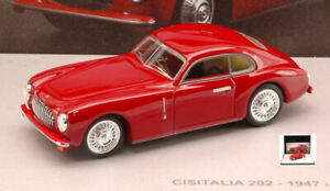 【送料無料】ホビー　模型車　車　レーシングカー モデルcisitalia 202 pininfarina 1947 red 143 model miniminiera