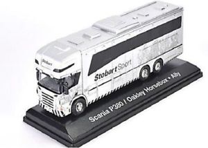 【送料無料】ホビー　模型車　車　レーシングカー アトラスストバートスポーツatlas editions scania p380 lunettes vouv stobart sport ally jv9111