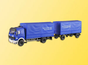 【送料無料】ホビー　模型車　車　レーシングカー スケールｓｋトレーラー＃kibri 18468 echelle h0,thw mb sk avec plan de remorque sonthofen neuf in ovp