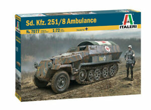 【送料無料】ホビー　模型車　車　レーシングカー クロスレッドitaleri sdkfz 2518 ambulance rouge croix 172 article 7004