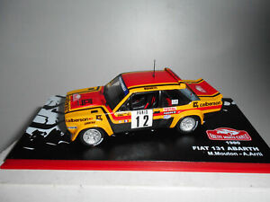 【送料無料】ホビー　模型車　車　レーシングカー フィアットアバルトラリーモンテカルロfiat 131 abarth rallye monte carlo 1980