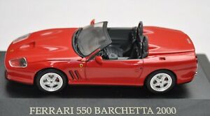 【送料無料】ホビー　模型車　車　レーシングカー フェラーリバルケッタネットワークferrari 550 barchetta 2000 ixo 143