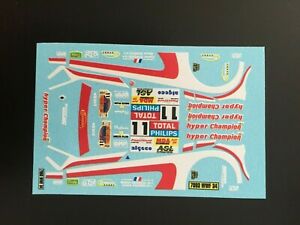 【送料無料】ホビー　模型車　車　レーシングカー ルノークリオリヨンラリーラリーnouvelle annoncedecals 143 renault clio guigou lyon charbonnieres 2003 rallye rally wrc