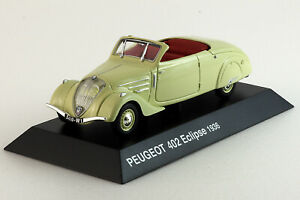 【送料無料】ホビー　模型車　車　レーシングカー プジョーアシェットプジョーコレクションpeugeot 402 eclipse 1936 143eme hachette collection peugeot