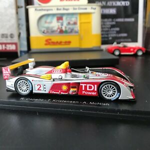 【送料無料】ホビー　模型車　車　レーシングカー アウディルマンマクニッシュaudi r10 du mans lmp1 a mcnish, vainqueur