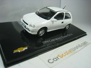 【送料無料】ホビー　模型車　車　レーシングカー シボレーコルサオペルコルサネットワークchevrolet corsa gsi opel corsa b gsi 16i 16v 143 ixo deagostini white