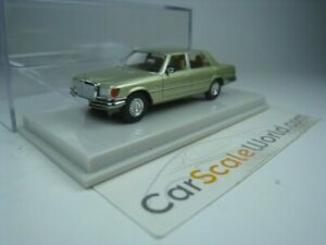 【送料無料】ホビー　模型車　車　レーシングカー メルセデスベンツmercedes benz 450 sel w116 187 brekina starmada green