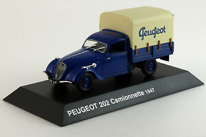 【送料無料】ホビー　模型車　車　レーシングカー プジョートラックアシェットプジョーコレクションpeugeot 202 camionnette 1947 143eme hachette collection peugeot