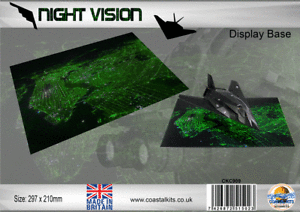 【送料無料】ホビー　模型車　車　レーシングカー キットナイトビジョンcoastal kits night vision display base