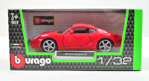 【送料無料】ホビー　模型車　車　レーシングカー ポルシェケイマンスケールporsche caimans s rouge de bburago echelle 13 2