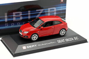 【送料無料】ホビー　模型車　車　レーシングカー イビサseat ibiza sc annee 2013 rouge 143 seat