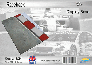 【送料無料】ホビー　模型車　車　レーシングカー スケールキットレーストラックcoastal kits echelle 124 piste de course display base