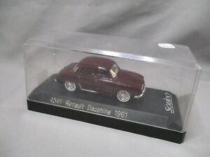 【送料無料】ホビー　模型車　車　レーシングカー ルノーガーネットレッドaj367 143 solido renault dauphine 1961 rouge grenat ref 4541 bon etat
