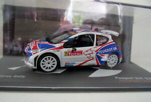【送料無料】ホビー　模型車　車　レーシングカー ネットワークプジョーベルギーイープルラリーixo altaya peugeot 207 s2000 belgium ypres rally 2009 meeke nagle 143