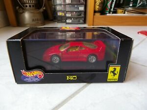 【送料無料】ホビー　模型車　車　レーシングカー フェラーリミニチュアボックスferrari f40 hotwheels mattel 143 miniature avec boite