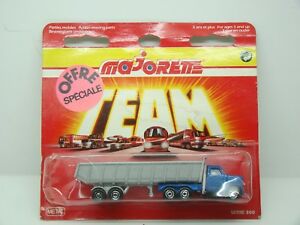 【送料無料】ホビー　模型車　車　レーシングカー ダブルチアリーダーシリーズセミバケットカートンmajorette double serie 300 semi benne carriere n314 boite neuf