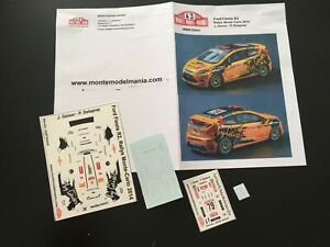 【送料無料】ホビー　模型車　車　レーシングカー デカールフォードフィエスタガイザーモンテカルロラリーラリーdecals 143 ford fiesta r2 geiser rallye monte carlo 2014 rally wrc
