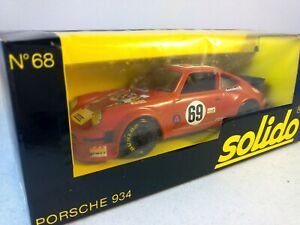 【送料無料】ホビー　模型車　車　レーシングカー ポルシェルマンボックスporsche 934 1969 24 h le mans 143 solido neuf dans sa boite