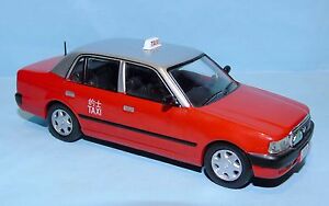 【送料無料】ホビー　模型車　車　レーシングカー ネットワークトヨタクラウンタクシー18478 ixo altaya toyota crown taxi hong kong 1998 143