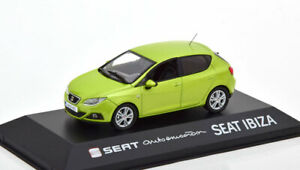 【送料無料】ホビー 模型車 車 レーシングカー イビサドア143 pecheurs seat ibiza greenmetallic 5 door