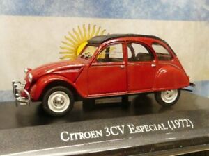 【送料無料】ホビー　模型車　車　レーシングカー シトロエンダークレッド143 citroen 3cv e special 1972 rouge fonce
