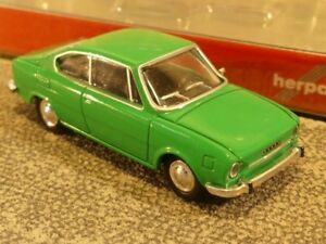 【送料無料】ホビー　模型車　車　レーシングカー シュコダu187 herpa skoda 110 r verkehrsgrun 028882