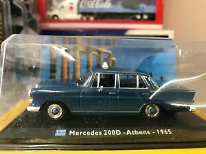 【送料無料】ホビー　模型車　車　レーシングカー メルセデスアテネタクシーmercedes 200d athens taxi 143