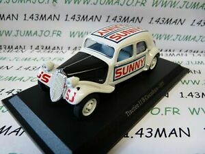 【送料無料】ホビー　模型車　車　レーシングカー トションアトラストションサニーtra42c voiture 143 atlas traction norev traction 11 b cascadeurs 1955 sunny