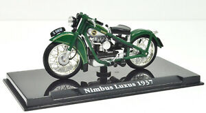 【送料無料】ホビー　模型車　車　レーシングカー スケールアトラスヒートモデルnimbus luxe annee 1937 echelle 124 moto modele de atlas