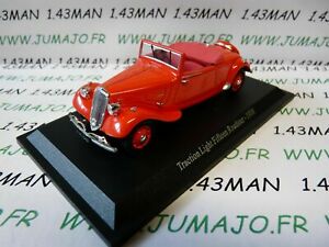 【送料無料】ホビー　模型車　車　レーシングカー トションアトラストションライトロードスターtra30 voiture 143 atlas traction norev traction light fifteen roadster 1938