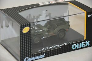 【送料無料】ホビー　模型車　車　レーシングカー ジープオープンoliex oliex90146j2 jeep ouverte 6 juin 1944 143
