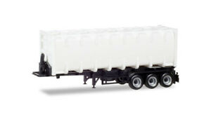 【送料無料】ホビー　模型車　車　レーシングカー herpa 076234002 ? semirimorchio 3 assi con container 30ft ? 187