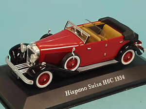 【送料無料】ホビー 模型車 車 レーシングカー ネットワークトップixo altaya hispano suiza h6c 1934 143top