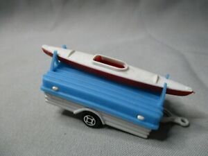 【送料無料】ホビー　模型車　車　レーシングカー アルチアリーダーキャンピングトレーラーカヤックドアホワイトal350 majorette 160 remorque camping porte kayak blanc ref 21720 tres bon etat