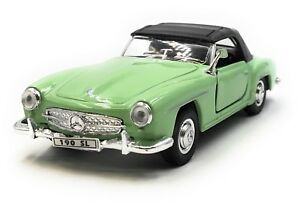 【送料無料】ホビー　模型車　車　レーシングカー メルセデスベンツグリーンオートモデルemaquette de voiture mercedes benz 190 sl ancienne vert auto 13 439 licence
