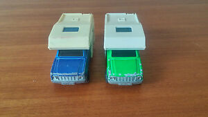【送料無料】ホビー　模型車　車　レーシングカー キャンプミニチュアチアリーダーバッチvehicule miniature majorette lot de 2 ≪ camping car ≫ n278 bon etat