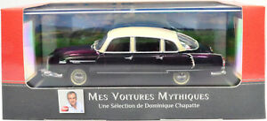 【送料無料】ホビー　模型車　車　レーシングカー タトラスケールアトラスtatra 603 annee 1957 echelle 143 noirblanc de atlas diecast