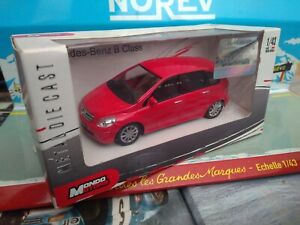 【送料無料】ホビー　模型車　車　レーシングカー ベンツクラスボックスオンmondomotors mercedesbenz b class 143 neuf boite