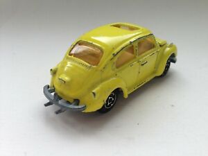 【送料無料】ホビー　模型車　車　レーシングカー フランスチアリーダーフォルクスワーゲンビートルmajorette vw 1302 volkswagen coccinelle 160 en jaune yellow france original