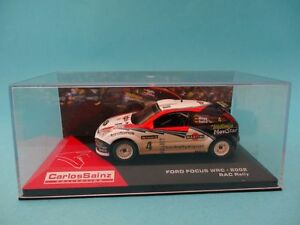 【送料無料】ホビー　模型車　車　レーシングカー フォードフォーカス＃カルロスサインツラリーネットワークford focus wrc 02 4 carlos sainz rally gb rac 2002 143 ixo altaya