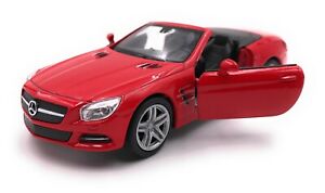 【送料無料】ホビー　模型車　車　レーシングカー ベンツカブリオレレッドsemaquette mercedes benz sl500 rouge cabriolet auto masstab 13 439 licence