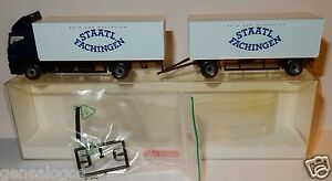 【送料無料】ホビー　模型車　車　レーシングカー ホトラックメルセデスアテーゴトレーラボックスrare wiking ho 187 camion mb mercedes atego 1823 remorque staatl fachingen box