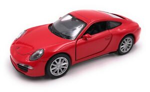 【送料無料】ホビー　模型車　車　レーシングカー ポルシェカレラsモデルemaquette de voiture porsche 911 carrera s rouge auto masstab 13 439 licence